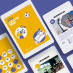 스포츠기업간담회 브로슈어 및 종합 디자인