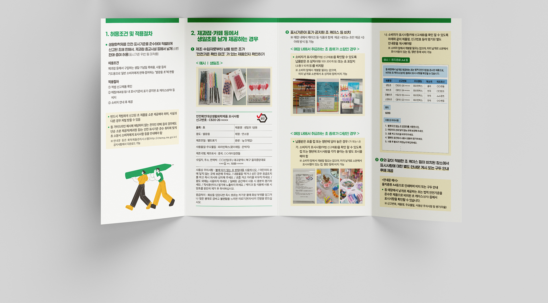 초 낱개 소분 제공을 위한 가이드라인