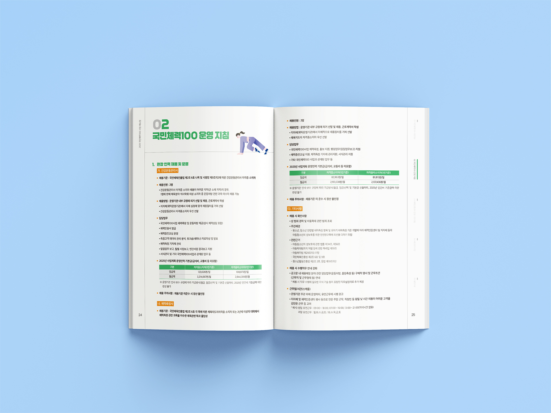 2025년 국민체력100 사업 매뉴얼